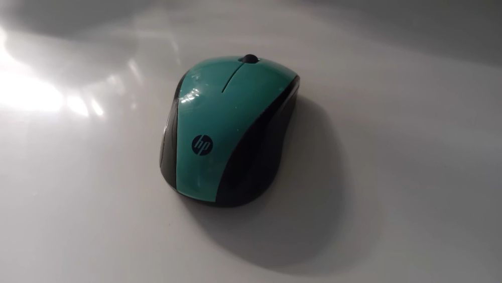 Mouse optico HP (azul/preto)