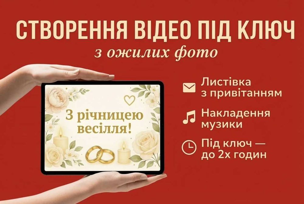 Оживлення фото/Оживление фото/Живой альбом/Подари улыбку