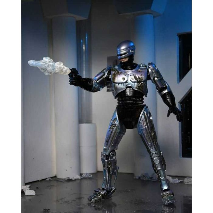 RoboCop Action Figure Ultimate Battle Damaged RoboCop with Chair
