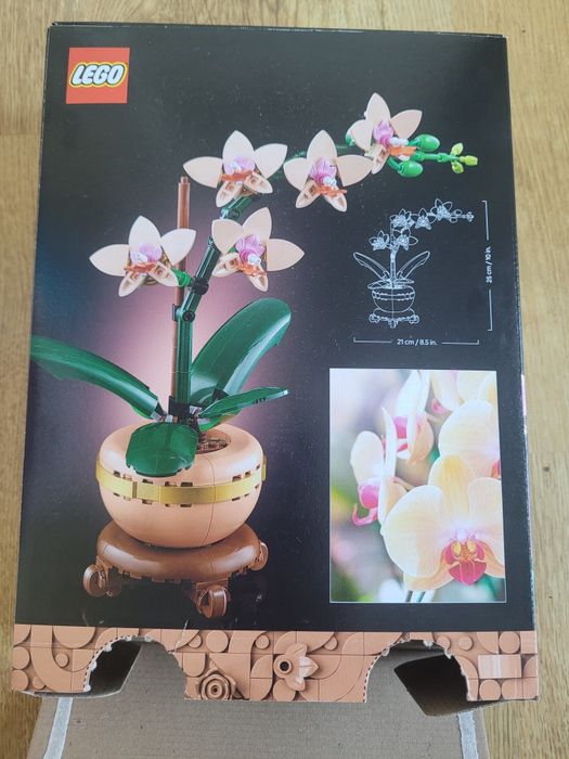 Pudełko po lego Mała orchidea