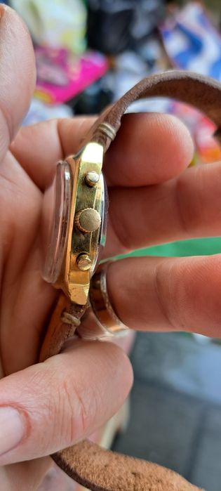 Relógio cronógrafo mecânico Domar.