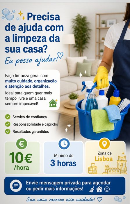 Limpezas ao domicílio