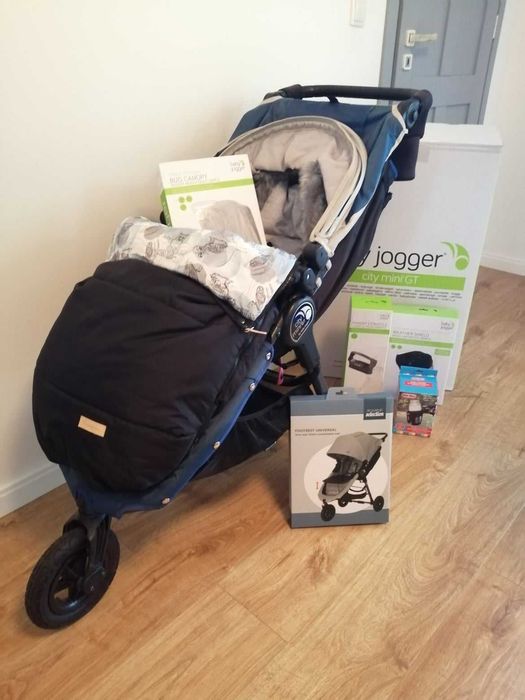 Baby Jogger City Mini GT Kobaltowy + akcesoria