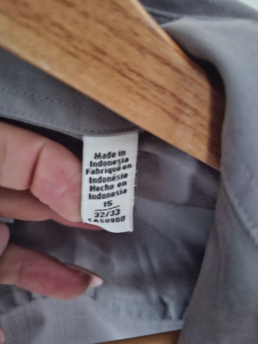 Koszula Calvin Klein slim fit M szara