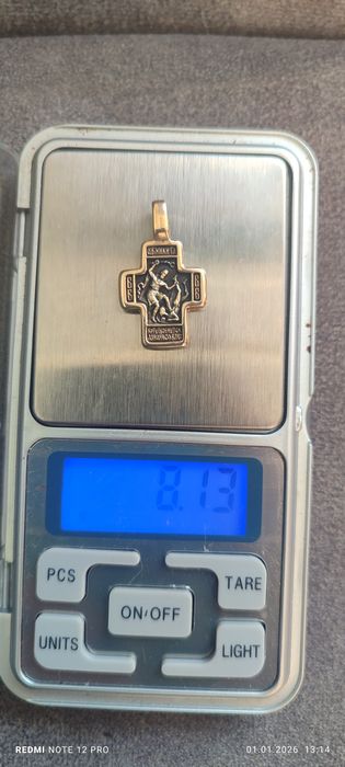 Золотой крест 585 проба