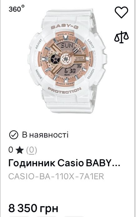 ГОДИННИК CASIO BABY-G URBAN BA-110X-7A1ER