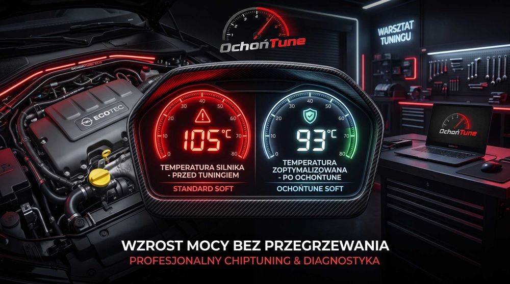 Modyfikacja termostatu Opel 1.4 Turbo (Mokka, Astra J, Zafira, Meriva) – Obniżenie temperatury