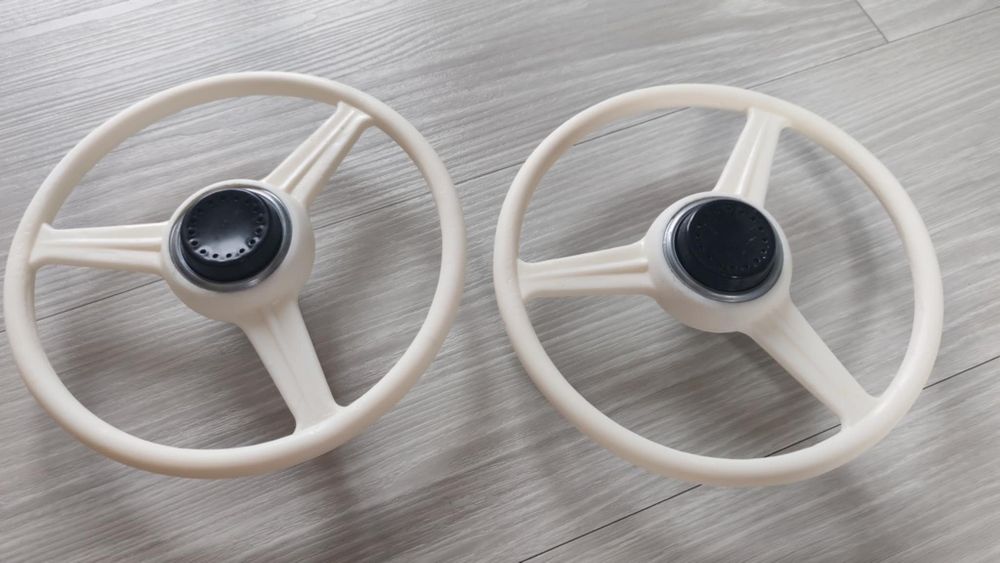 Zabawka prl na pedały moskwicz azak kierownica odlew