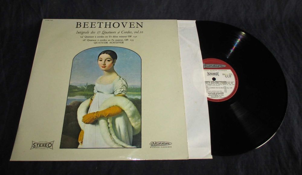 Disco LP Vinil Intégrale des 17 Quatuors à Cordes vol 10 Beethoven