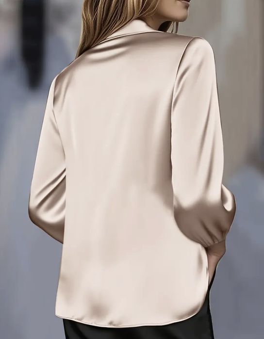 Elegancka satynowa bluzka l xl XXL