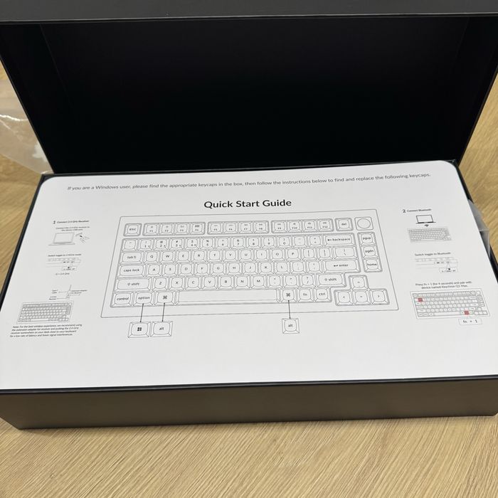 Клавіатура Keychron Q1 Max barebone + 80 перемикачів Gateron Ink 8008