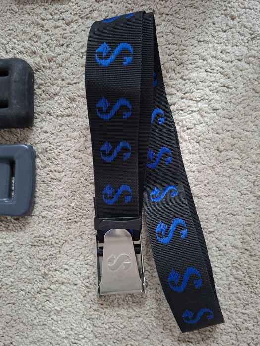 Cinto de chumbos pesos mergulho e caça submarina Scubapro inox