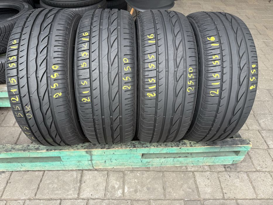 Шини резина 215 55 16 Bridgestone 7mm 4шт. Лето летние