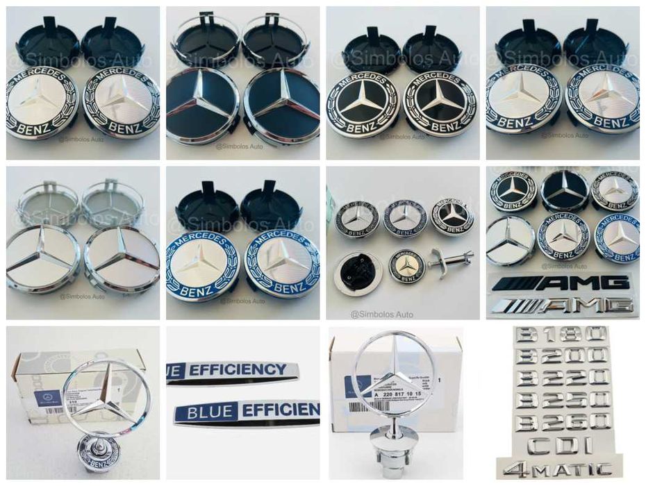 Centros de Jante | Audi VW Mercedes Tesla Citroen Renault Fiat Bmw Oz