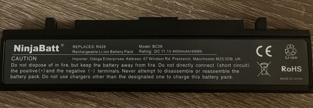 Ninjabatt bateria do laptopa NOWA polecam