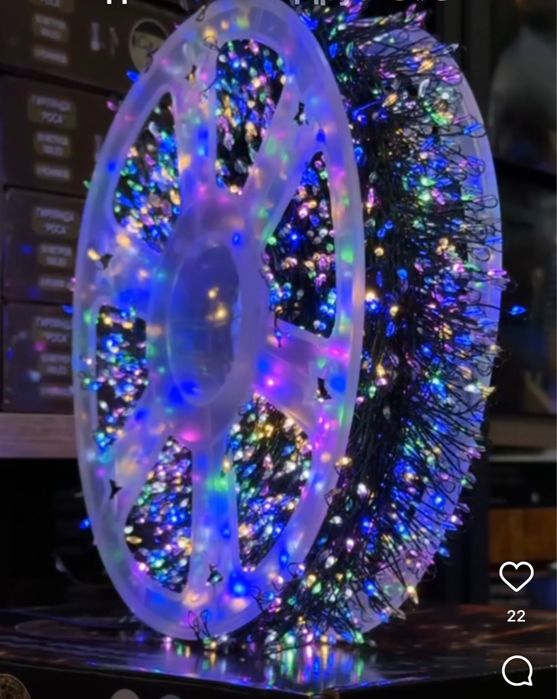 Гірлянда «Мішура» від 10 до 100 метрів, найнижчі ціни, к-сть обмежена