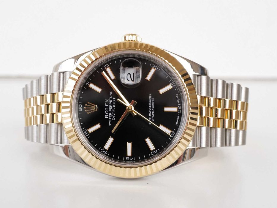 Rolex Datejust 41 Jubilee Steel 18K Yellow Gold Black Dial (2025)
