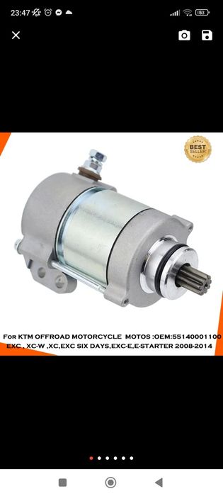 Motor arranque KTM Husqvarna