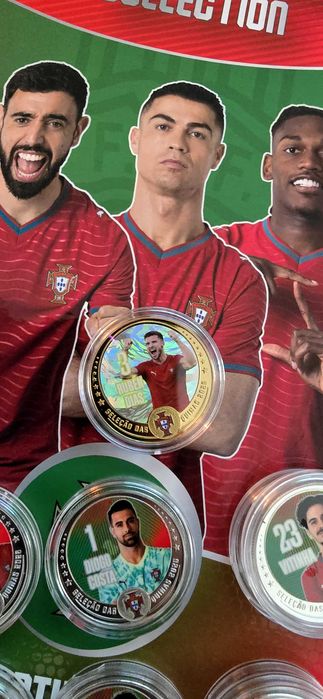 Icoins collection seleção portuguesa