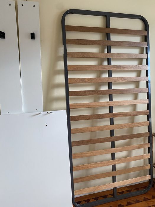 Cama individual tipo IKEA + Colchão 195x95