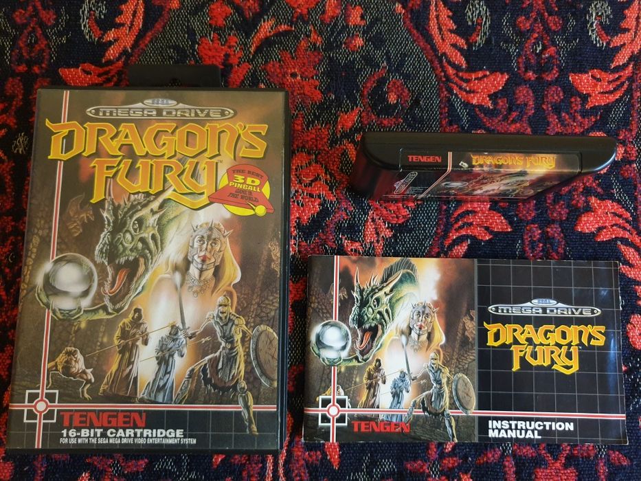 Jogos mega drive Dragons Fury TOP