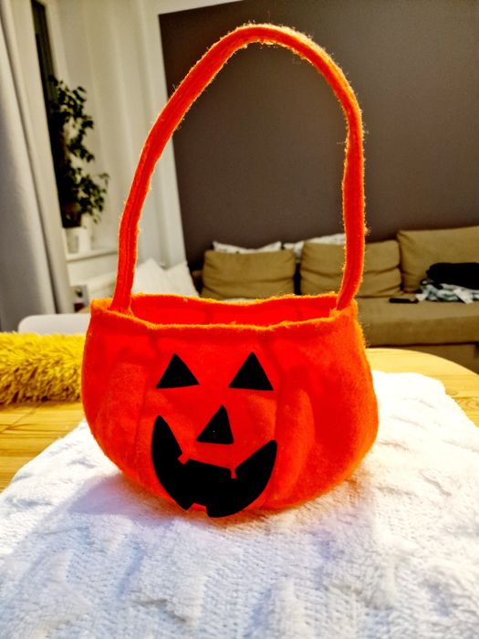 Koszyk/ torebka dynia z materiału
