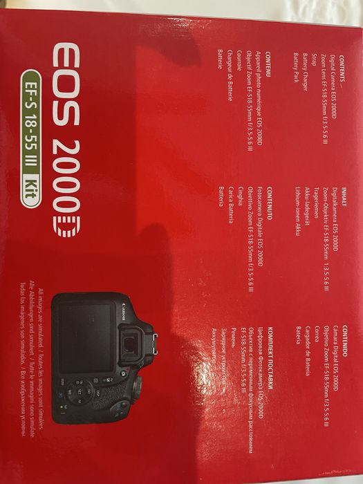 Canon EOS 2000D kit новий, запакований