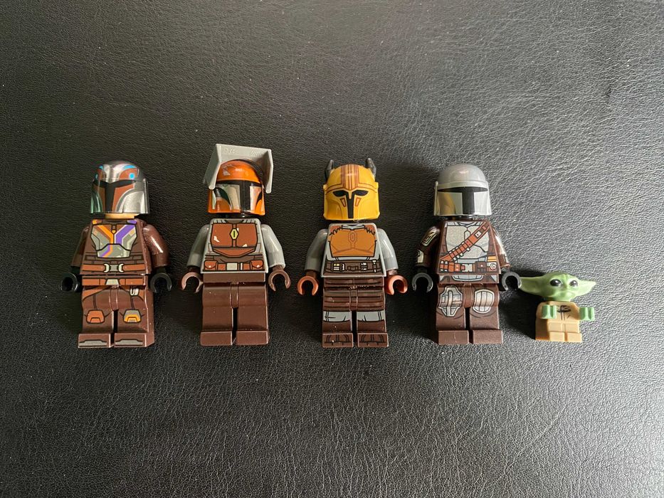 5 oryginalnych figurek LEGO Star Wars Mandalorian