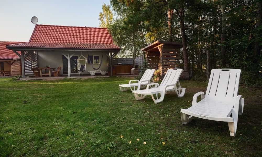 Nowe domki nad jeziorem Szóstak - Mazury Garbate