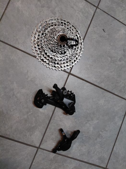 Zestaw Shimano Deore 11.s kaseta, przrzutka,manetka