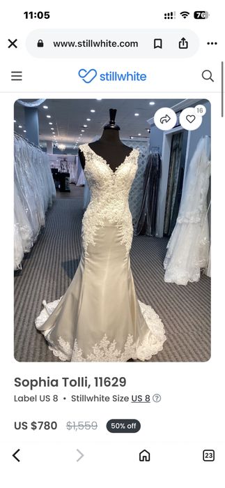 Весільна сукня бренду SOPHIA TOLLI