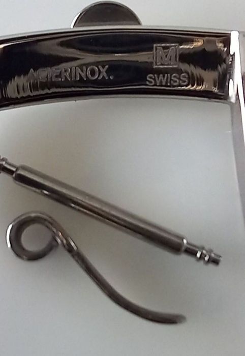 Omega, Bracelete relogio 18 mm, com fivela Omega.