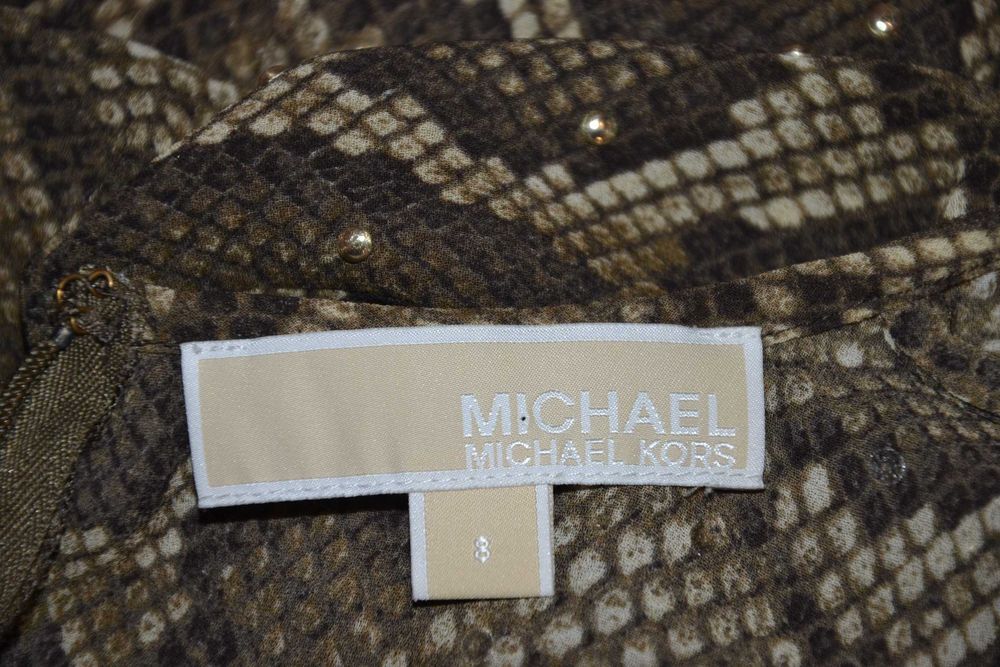 MICHAEL KORS Animal Print Bluzka Damska roz 8 Oryginalna 100%