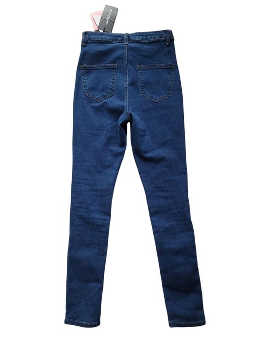 Nowe jeansy skinny high waist 34,XS PrettyLittleThing wysoki stan
