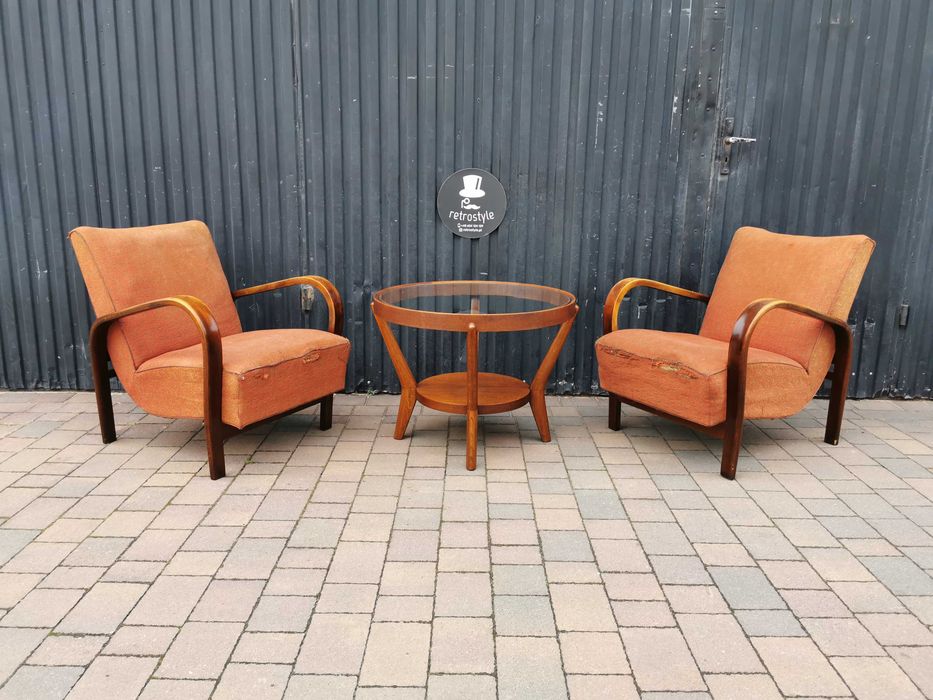 Zestaw ART DECO Kropáček & Koželka, Czechosłowacja '40-'60, Retro, PRL