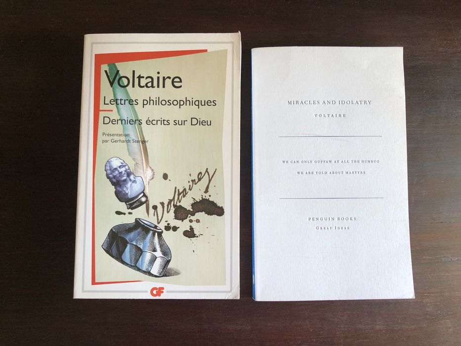 VOLTAIRE Miracles and Idolatry  e  Lettres Philosophiques