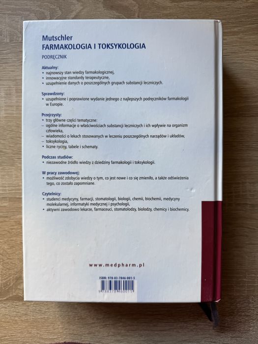Farmakologia i Toksykologia - Mutschler