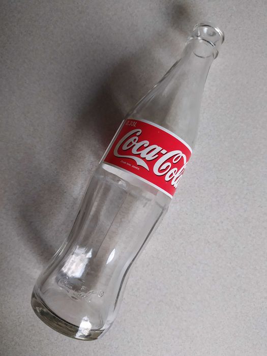 Butelka po coca-cola zwrotna przed 1999 r grube szkło