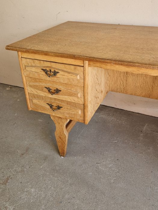 Biurko Dunskie Vintage Design Lata 60 70 Henning Kaernulf Retro Danish z Danii