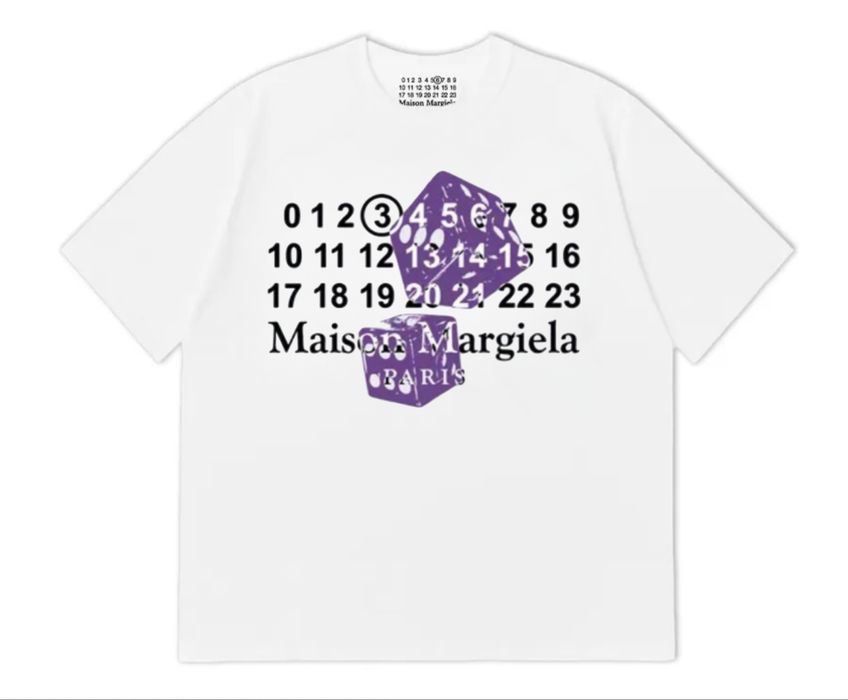 Футболки Maison Margiela Paris Logo унисекс мейсон марджела Новинки