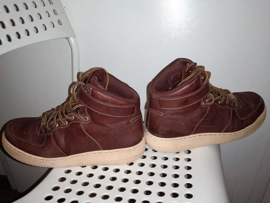 Кроссовки ботинки Найк кожа, Nike