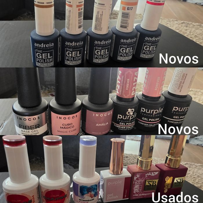 Material unhas gel/manicure