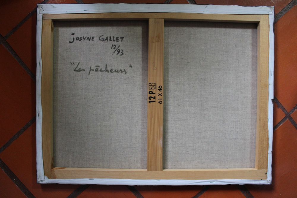 Fabuloso quadro: Josyne Gallet ( portes incluídos )