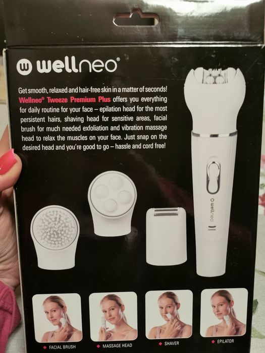 Masażer do twarzy Depilator WELLNEO tweeze premium modelTC 668