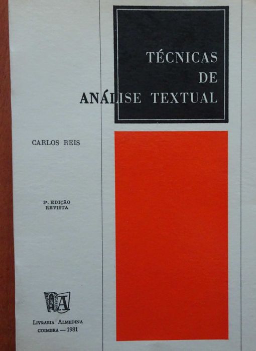Técnicas de Análise Textual de Carlos Reis