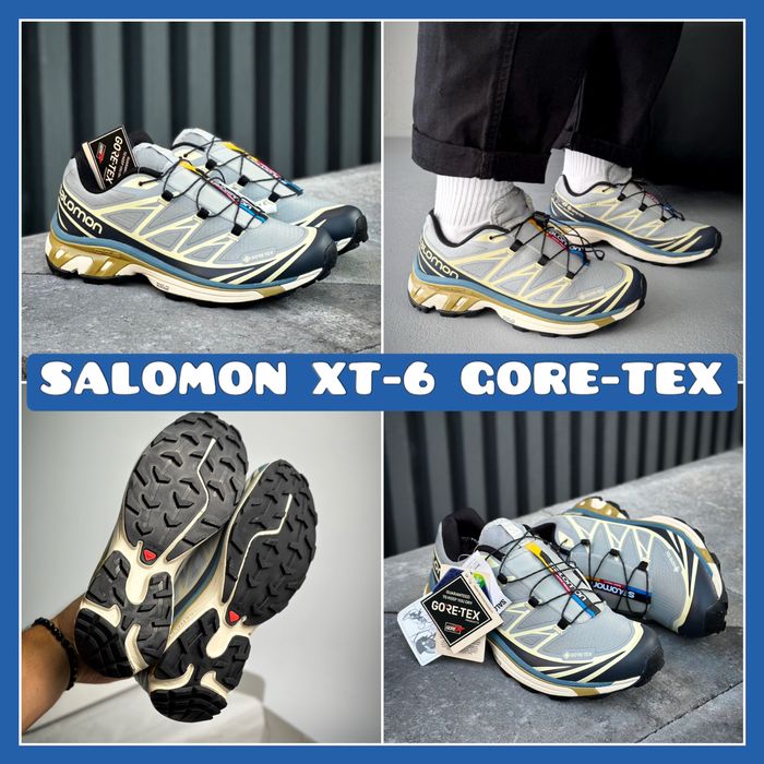 ВОДОНЕПРОНИКНІ ‼️ Кросівки Salomon XT-6 Gore-Tex, GTX / Термо, Водонепроникні / 36-46, Унісекс, ПРЕМІУМ