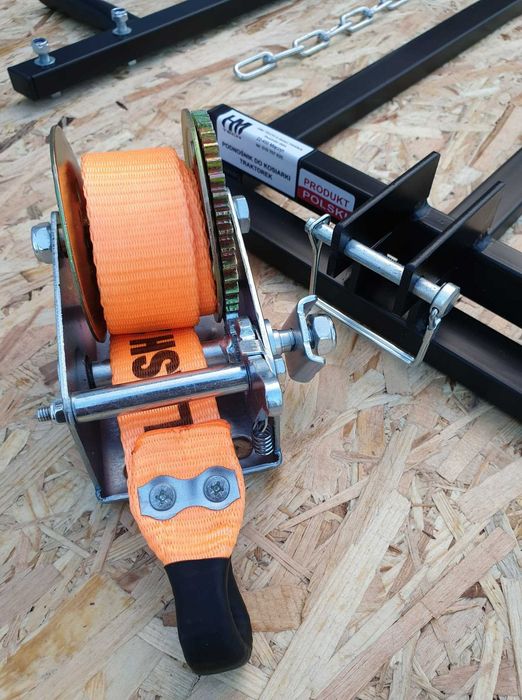 Podnośnik Serwisowy do Traktorka wyciągarka Pas Kurier Wieszak Gratis