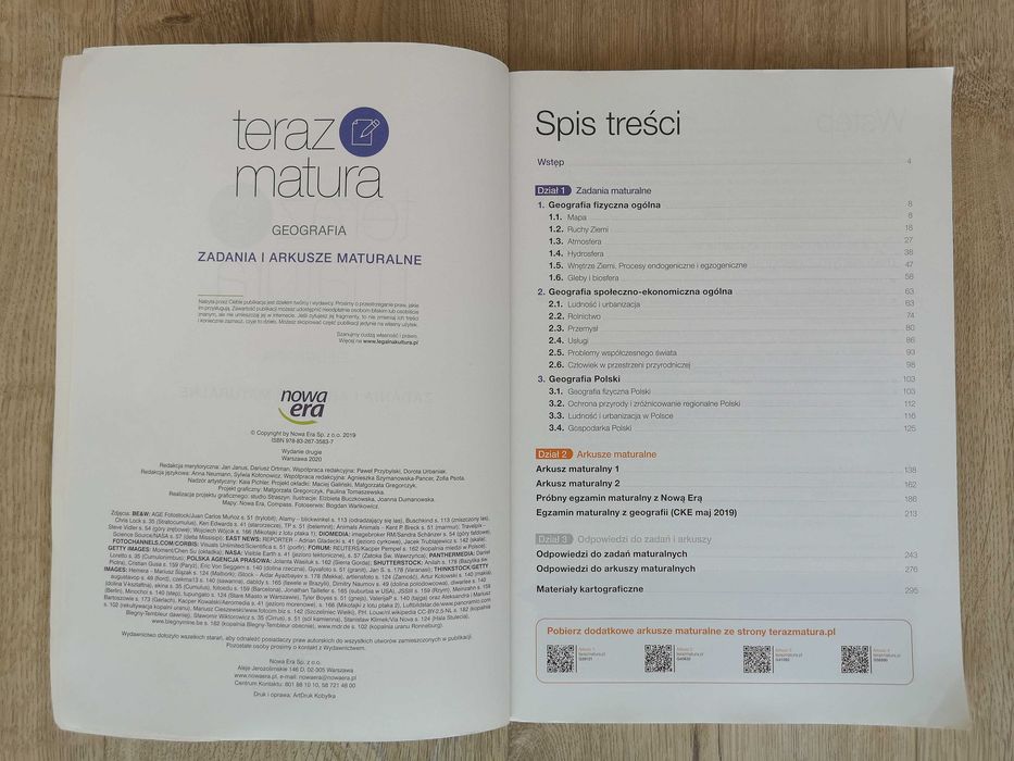 Geografia. Teraz matura. Zadania i arkusze maturalne