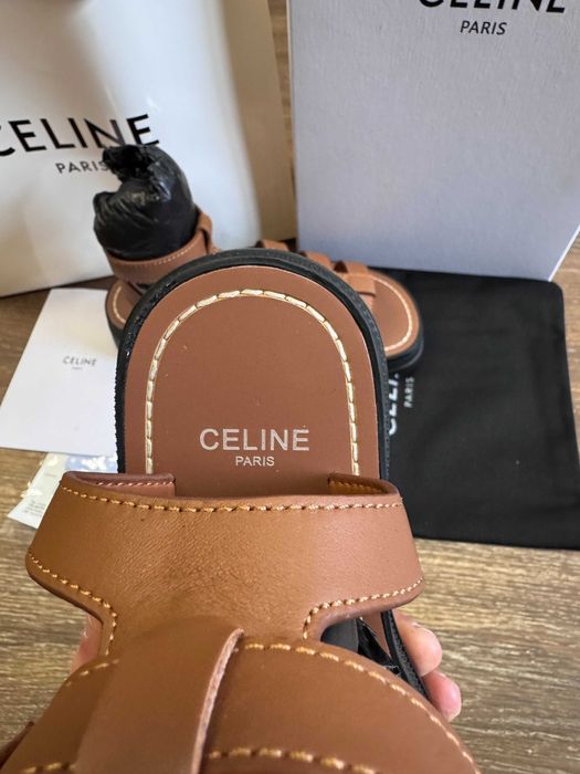 Босоножки/Босоніжки Gladiator Celine Clea Triomphe Brown/Гладіатори Celine /Сандалі Селіне
