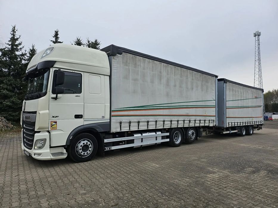 DAF XF 480 + TANDEM przejazdowy